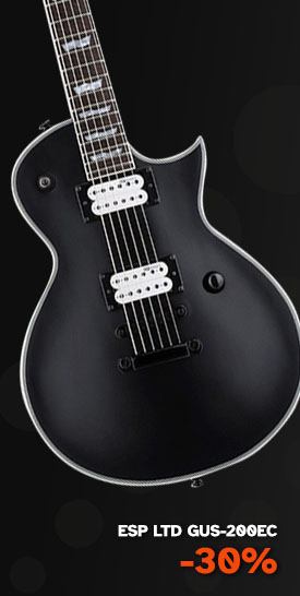 ESP LTD GUS-200EC Gus G signature Black Satin